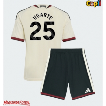 Manchester United Manuel Ugarte #25 Echipament de Fotbal Replică 2026-27 Copii Treilea (+ Șorturi)